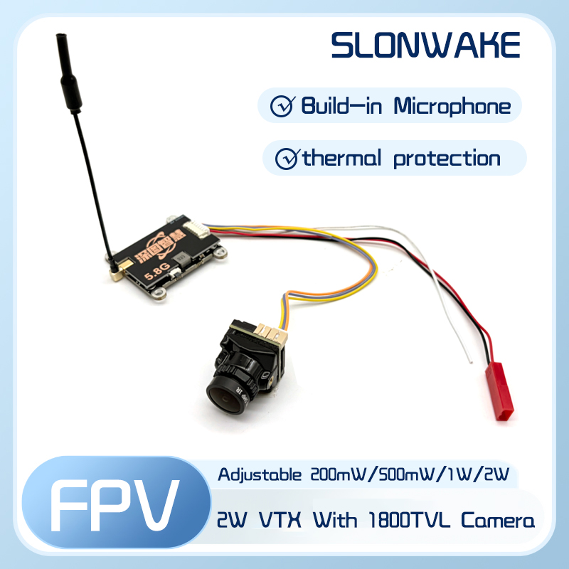Drone Receiver - Transmisor VTX SLONWAKE 5.8G 56CH 2W