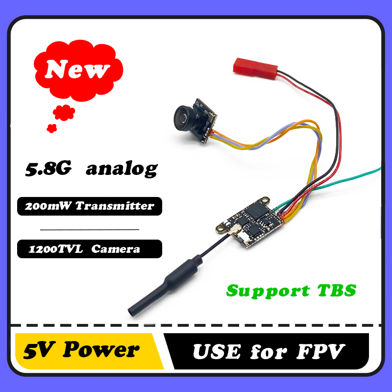 Drone Receiver - SLONWAKE 5,8G 1200TVL cámara FPV VTX