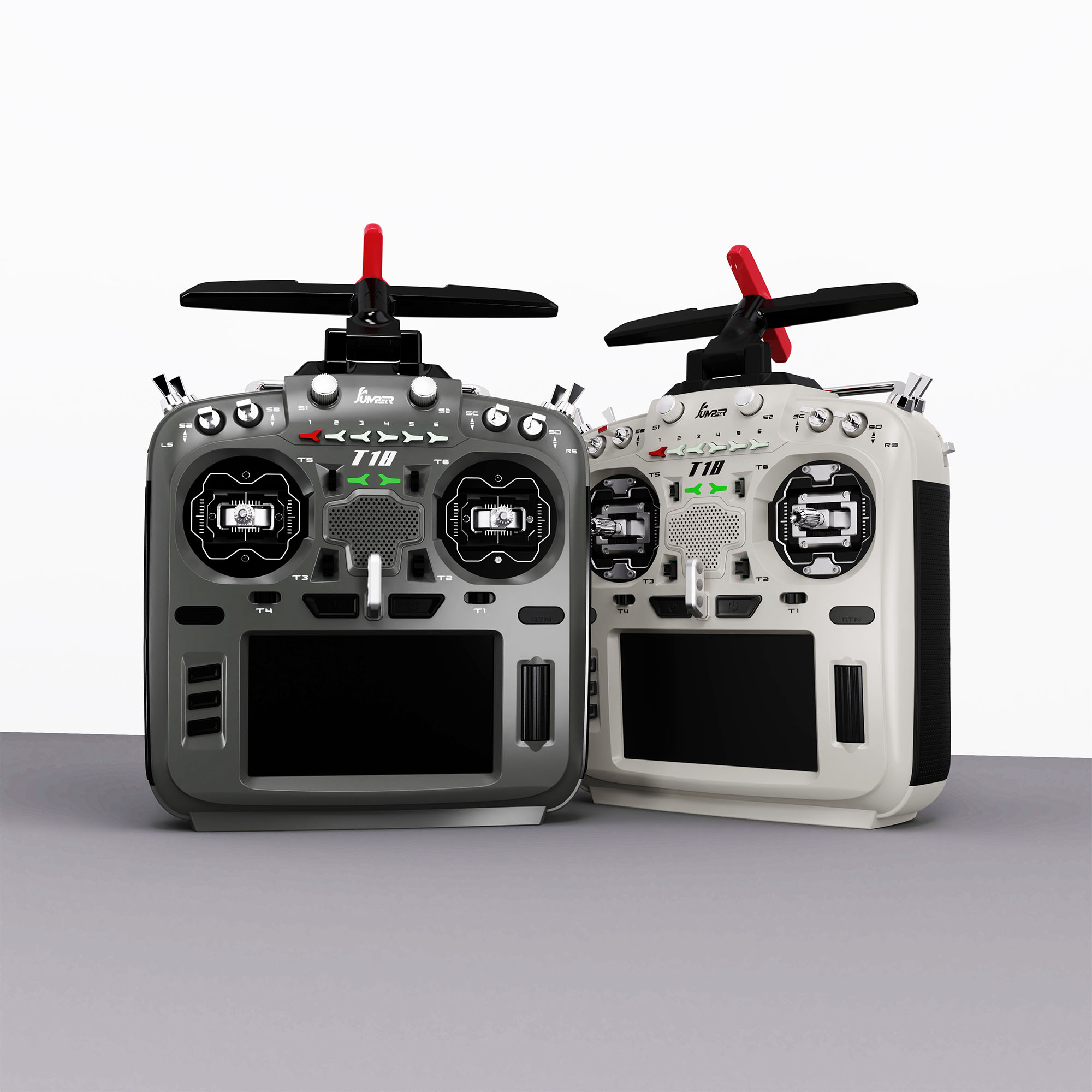 Transmisor de radio Jumper T18 - Drone Gimbal reseña y precio