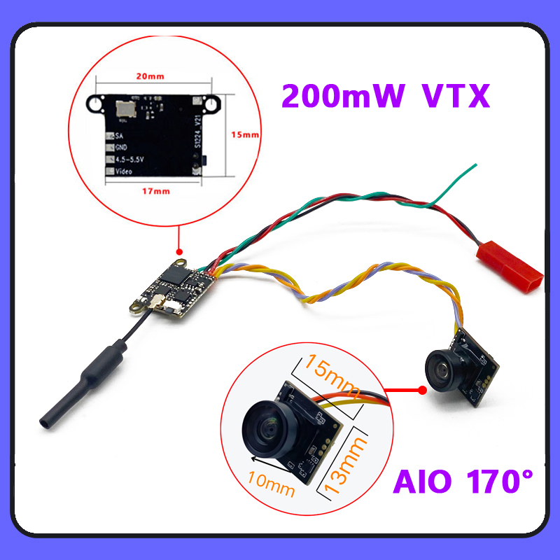 SLONWAKE 5,8G 1200TVL cámara F - Drone Receiver reseña y precio